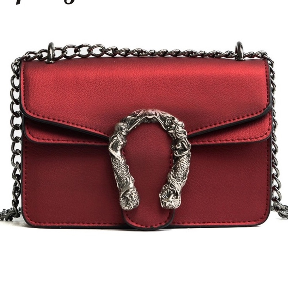 Crossbody Bag Handbag Luxury Chain Shoulder Flap - Picture 2 of 8